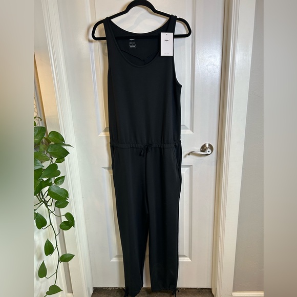 Nike Black Yoga Jumpsuit Women Size Large NWT - Picture 5 of 16